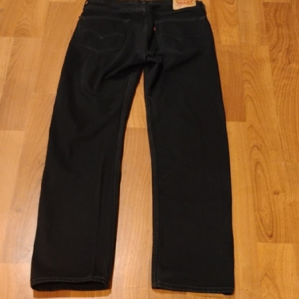 Levi's Black Bootcut Jeans Premium Denim - Picture 4 of 5